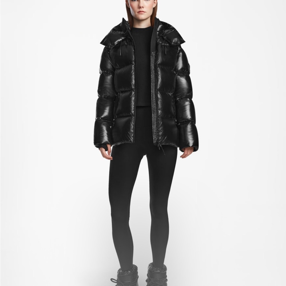 RUDSAK RITA Shiny Black Puffer Jacket